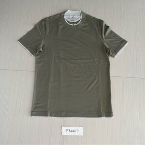 Olive Green Men's cotton T-Shirt